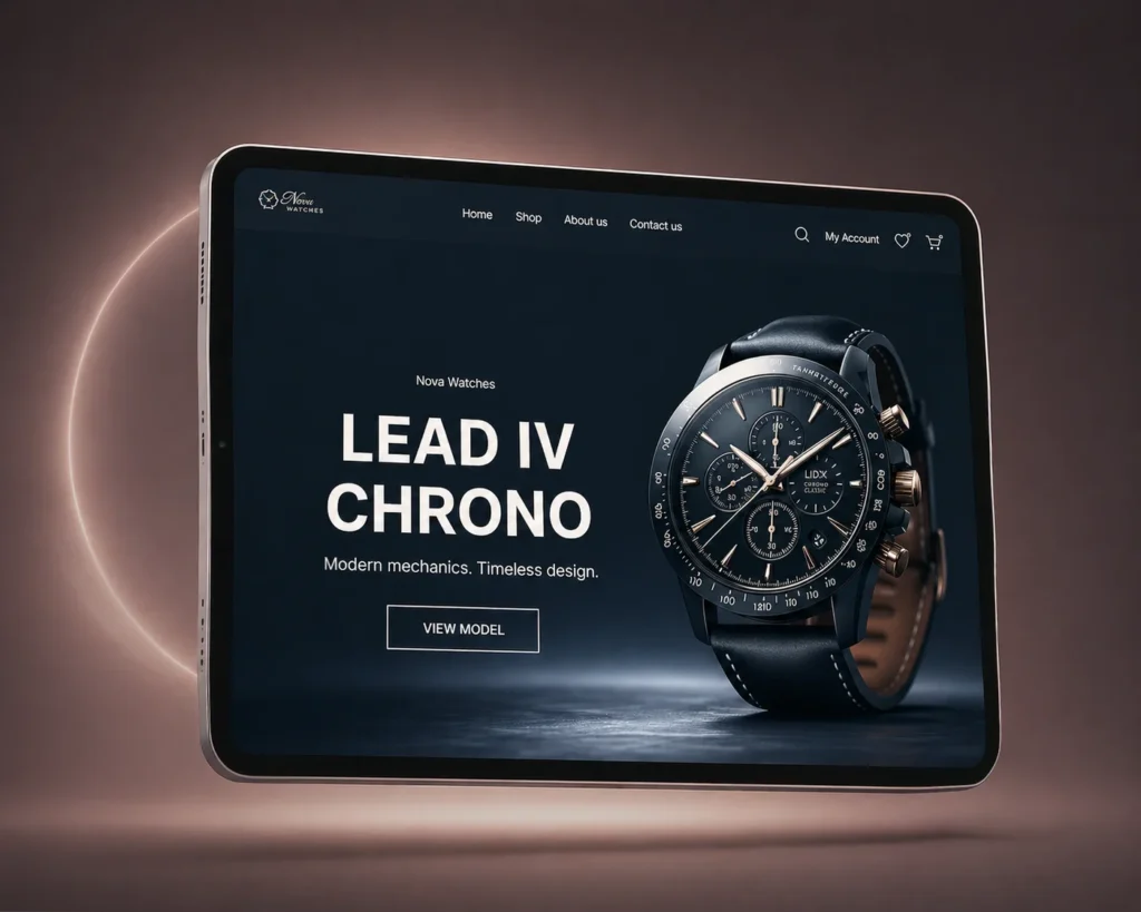 Mockup Website Onlineshop